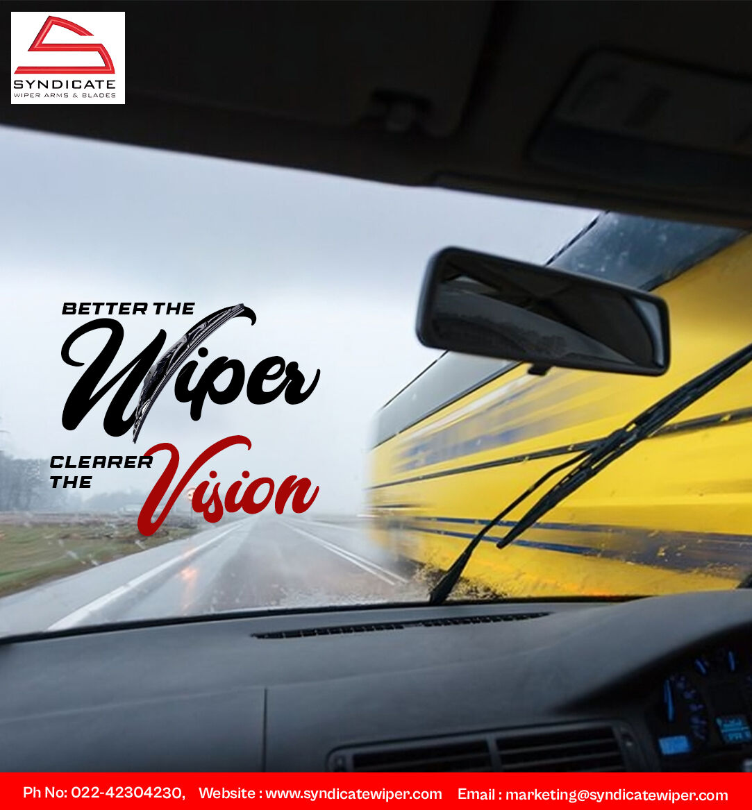 SyndicateWipers's tweet image. Better the Wiper, Clearer the Vision...

Email : marketing@syndicatewiper.com
Ph No: 022-42304230 ,+91 91366 23173
Website : syndicatewiper.com

#wiperblades #syndicatewipers #cleardrive #safedriving #vehicleprotection #automotive #qualitydriving #syndicate #syndicatewipers
