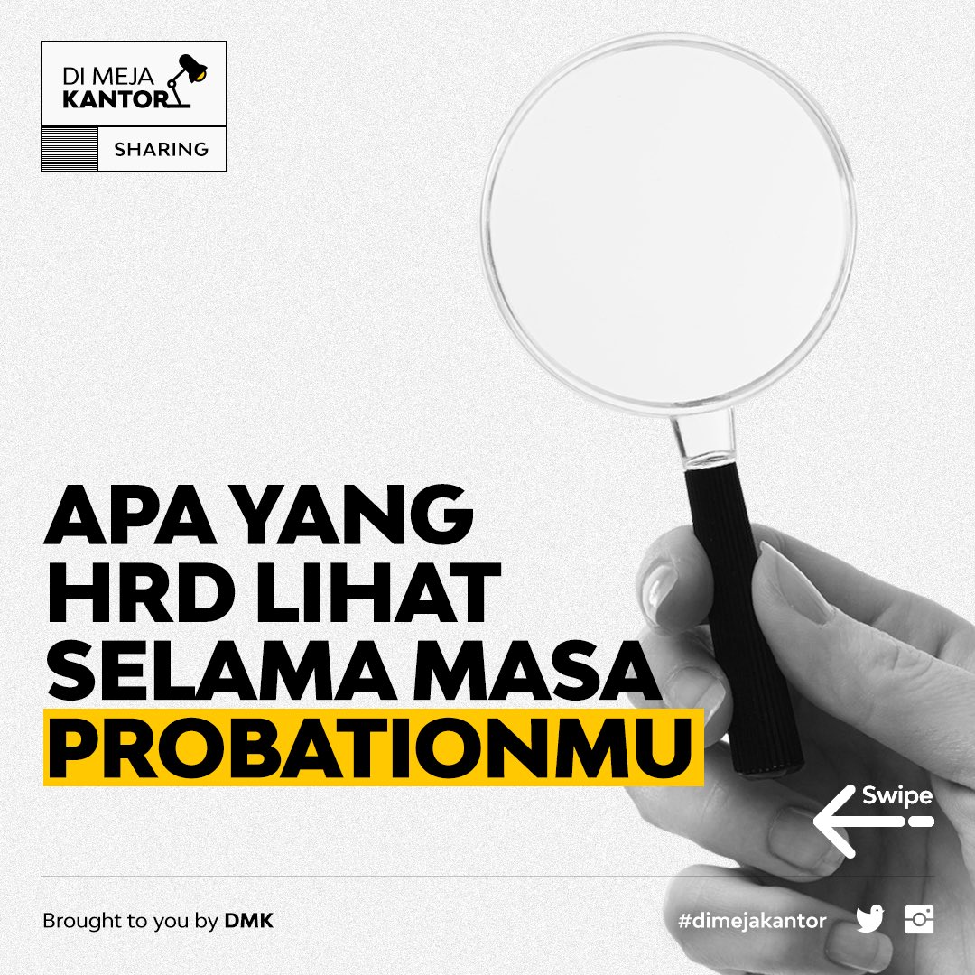 dimejakantor's tweet image. Selama masa probation, HRD tidak hanya fokus pada kemampuan teknis yang kamu tunjukkan, tetapi juga bagaimana kamu beradaptasi dengan budaya perusahaan, bekerja sama dalam tim, serta menunjukkan potensi untuk berkembang di masa depan.

#DiMejaKantor #Probation #Karir