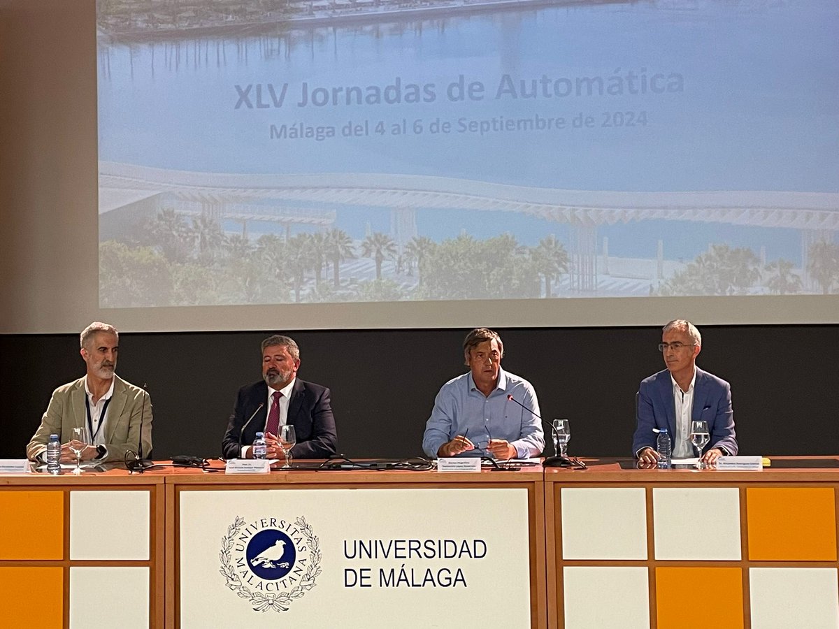 teolopezuma's tweet image. Esta tarde hemos inaugurado en @InfoUMA las XLV Jornadas de #Automática, el mayor foro de la especialidad en España, con más de 350 profesionales inscritos.