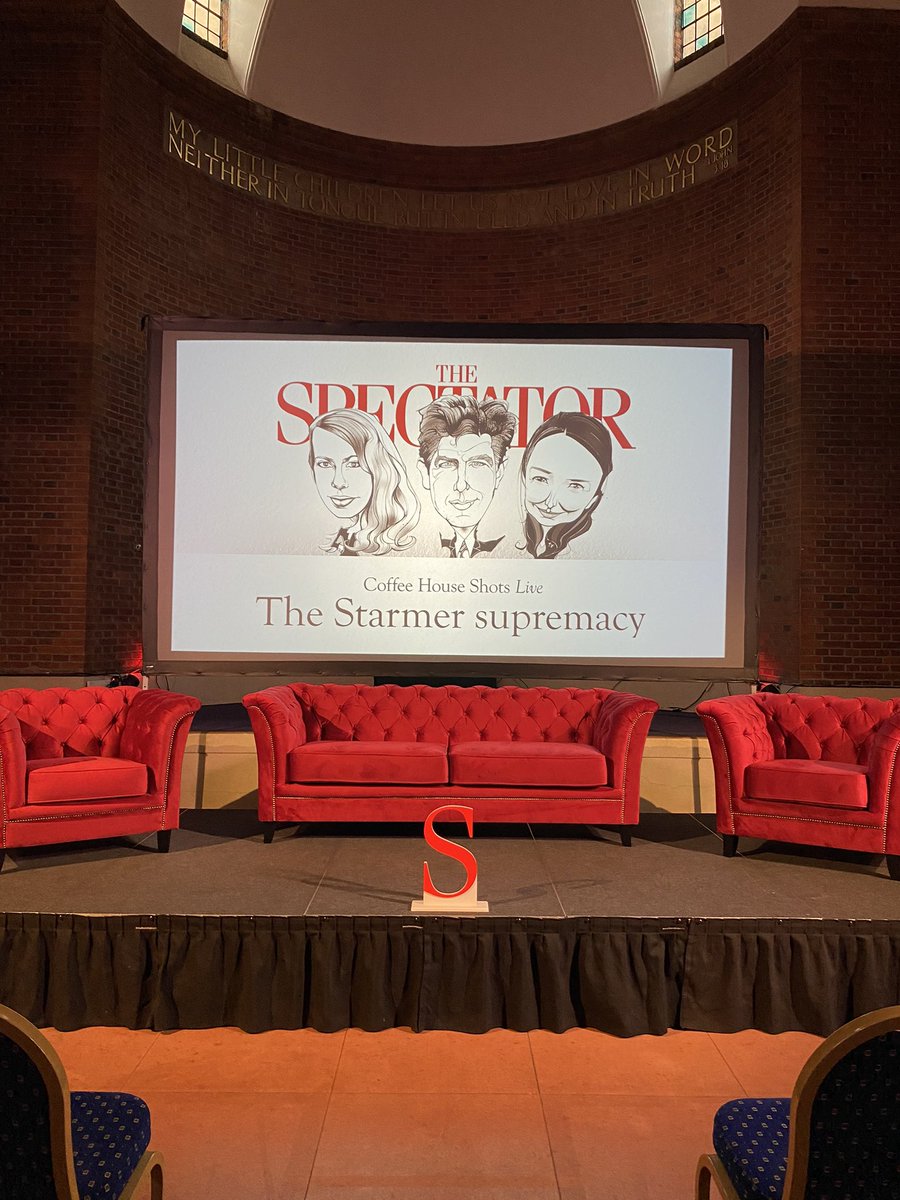 SpectatorEvents's tweet image. 👀Looking forward to welcoming everyone for Coffee House Shots Live: The Starmer supremacy🌹

#thespectator