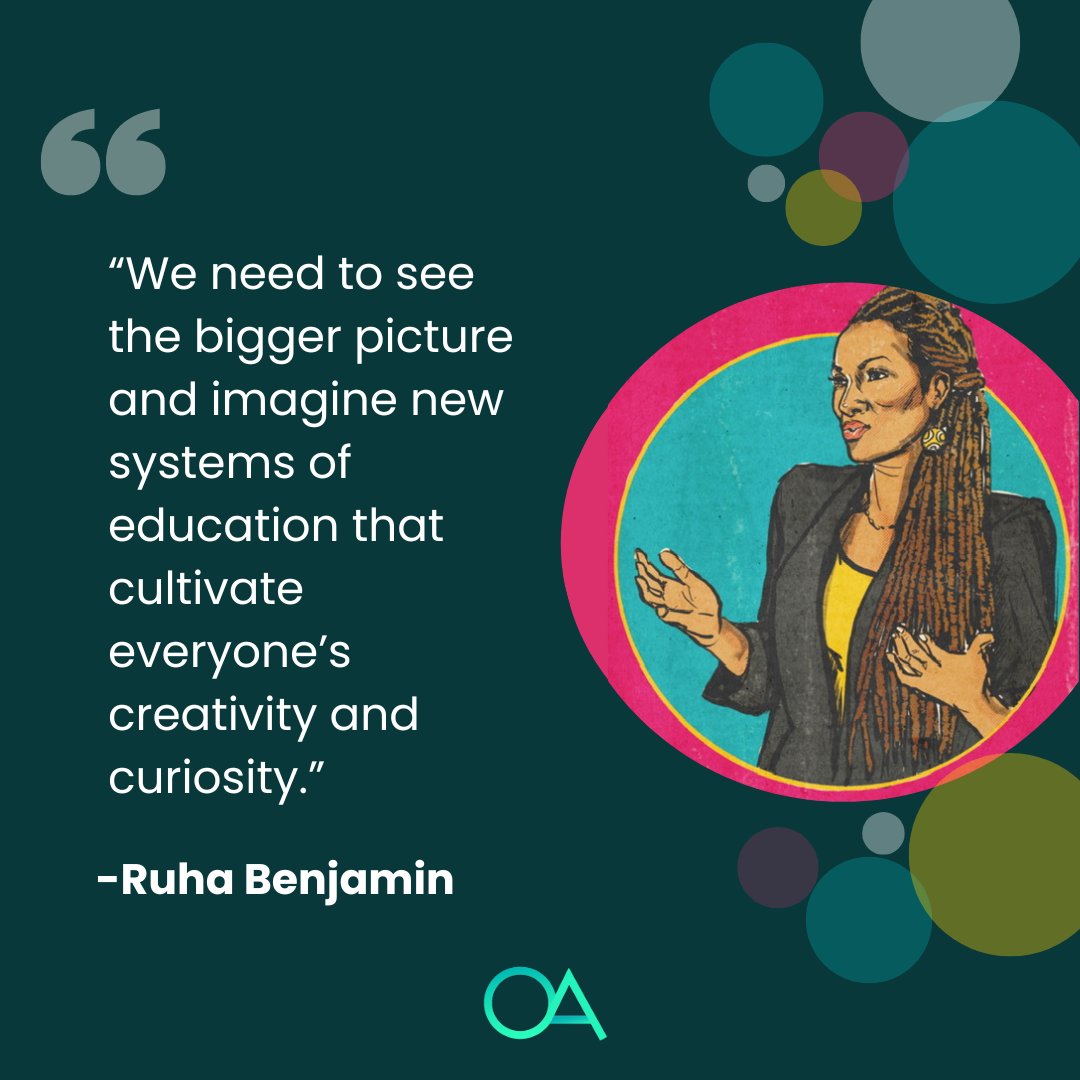 Ruha Benjamin's Imagination: A Manifesto is not just a book—it's a clarion call to action, inspiring educators and leaders to harness the power of imagination to build a more just and equitable world. (<a href="/ruha9/">Ruha Benjamin</a>)

#imagination #leadership #education #newbook #socialjustice