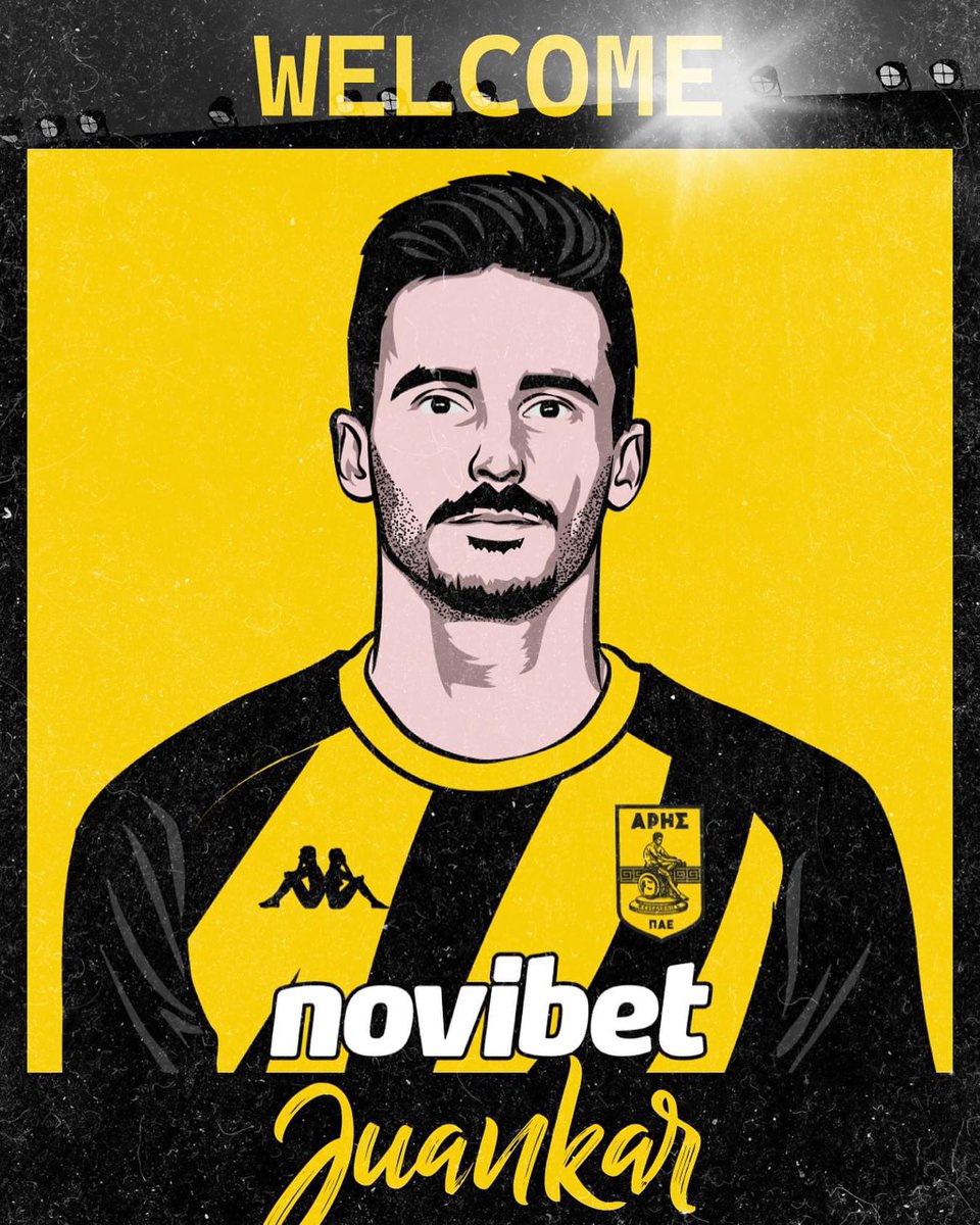 ARIS__FC's tweet photo. ✍️ Ο JUAN CARLOS PÉREZ LÓPEZ ΣΤΟΝ ΑΡΗ!
#Welcome to
#ARISFAMILY
#JUANKAR
#ARISFC
#ARISFC24_25
#ARISFCTRANSFERS https://t.co/u3JaAPwzEy