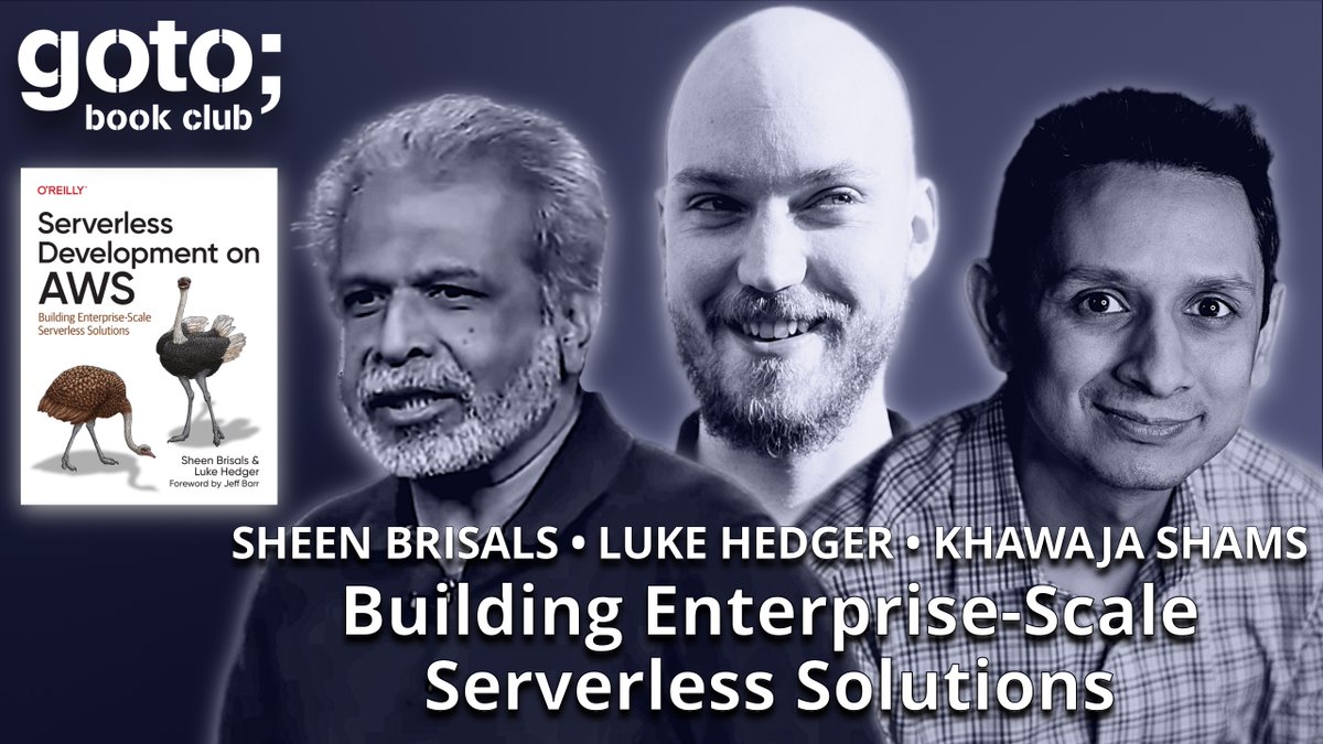 GOTO (@gotocon) on Twitter photo Explore the future with <a href="/sheenbrisals/">Sheen Brisals</a>& <a href="/level_out/">Luke Hedger</a>'s book on serverless tech and their interviewer <a href="/ksshams/">Khawaja Shams</a> ! Learn to scale efficiently, apply best practices, and stay ahead of trends. youtu.be/6hTZXR2brWE?li… Explore the future with <a href="/sheenbrisals/">Sheen Brisals</a>& <a href="/level_out/">Luke Hedger</a>'s book on serverless tech and their interviewer <a href="/ksshams/">Khawaja Shams</a> ! Learn to scale efficiently, apply best practices, and stay ahead of trends. youtu.be/6hTZXR2brWE?li…