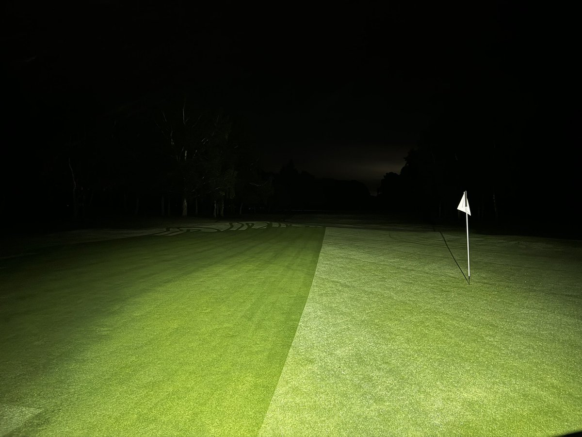 Cutting Greens this morning running at a 10.8. Two and a half weeks after renos👀