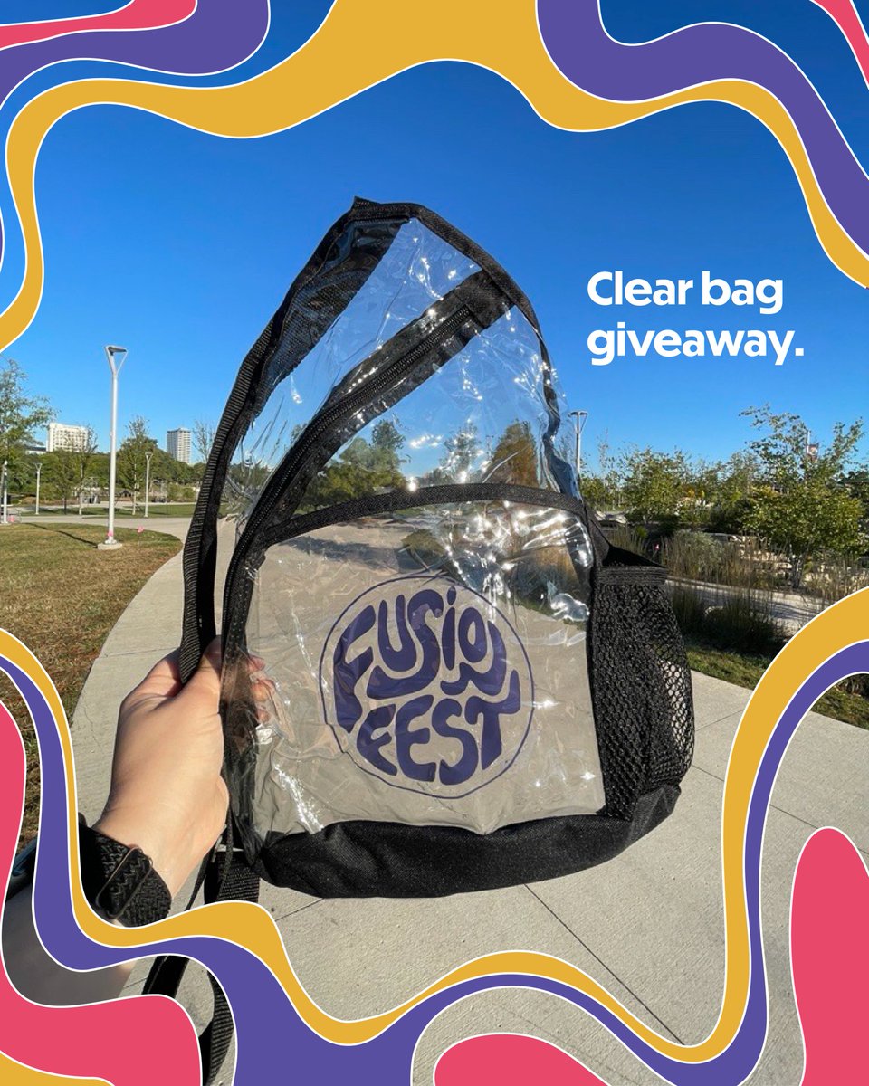 South Bend VPA will be giving away clear bags ahead of Fusion Fest on Friday, September 6 at 5:00pm at the Howard Park Event Center. Clear bags are limited and will be provided on a first come, first serve basis while supplies last. Bags will be limited to 1 per adult.