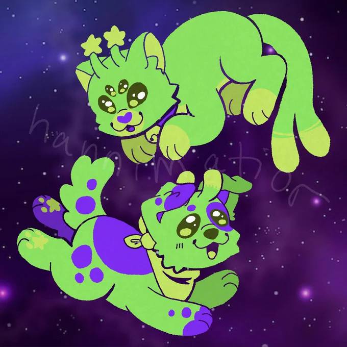 gleep and glorp …. they are best friends….