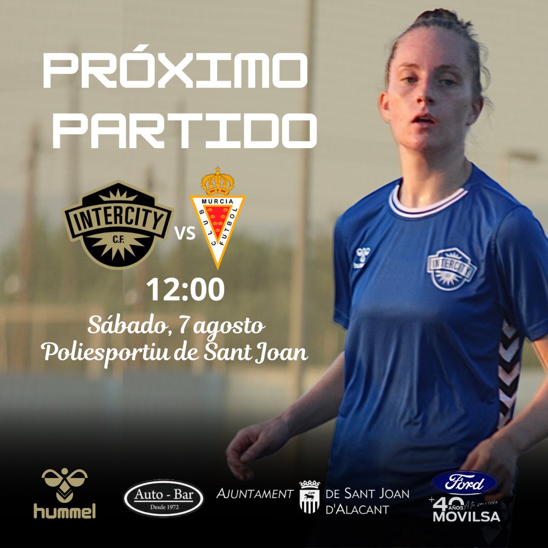 ⚽⚔️ 𝐏𝐫ó𝐱𝐢𝐦𝐨 𝐚𝐦𝐢𝐬𝐭𝐨𝐬𝐨 𝐝𝐞 𝐥𝐚 𝐭𝐞𝐦𝐩𝐨𝐫𝐚𝐝𝐚

🆚 Real Murcia CF “B”

📆 Sábado, 7 de septiembre
⏰ 12:00
🏟️ Poliesportiu de Sant Joan

🖤💪🏼 ¡𝙑𝙖𝙢𝙤𝙨!