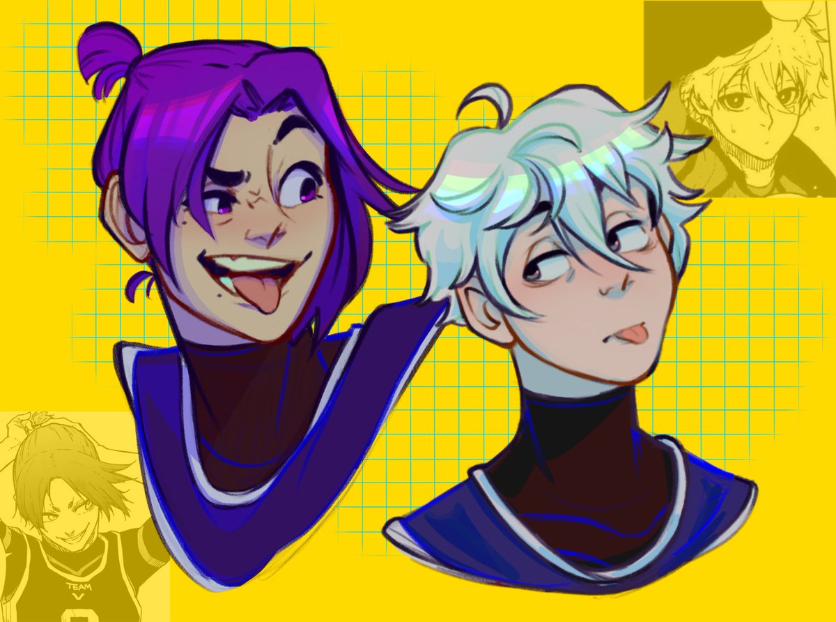 jawsdraws's tweet photo. purple feral cat with scary dog privileges // #bluelock #nagireo #ngro https://t.co/Ni6VS17JmN