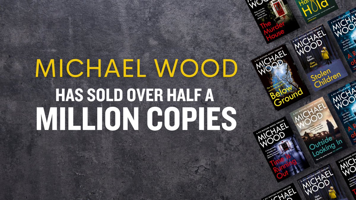 One More Chapter (@0nemorechapter_) on Twitter photo Congratulations to <a href="/MichaelHWood/">Michael Wood</a> 🎉
Who has sold more than half a million copies of his books! ✨ Congratulations to <a href="/MichaelHWood/">Michael Wood</a> 🎉
Who has sold more than half a million copies of his books! ✨