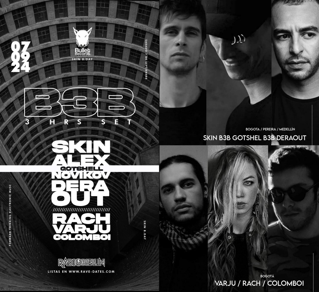 aka_RACH's tweet photo. Este sábado recibiéndole la noche a los CAPOS de Gotshell, Deraout y Skin..positivo para 🌶️🌶️🌶️ pero como siempre... CHALLENGE ACCEPTED ✔️ 

Set Time 4:30AM to Close.
📝Lista FREE antes de las 11PM 
https://t.co/3UyfV6lDEE 

🎫 Tikets en Puerta de radioberlin_ https://t.co/VgOLiMoZXV