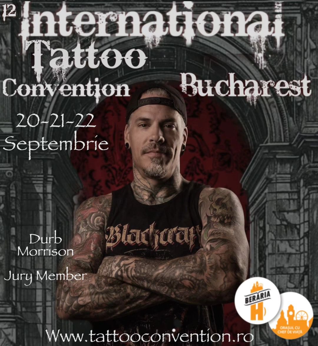 Durb Morrison (@durbmorrison) on Twitter photo After Italy, I’m off to Romania to judge all the tattoo competitions! 🧛♂️ After Italy, I’m off to Romania to judge all the tattoo competitions! 🧛♂️