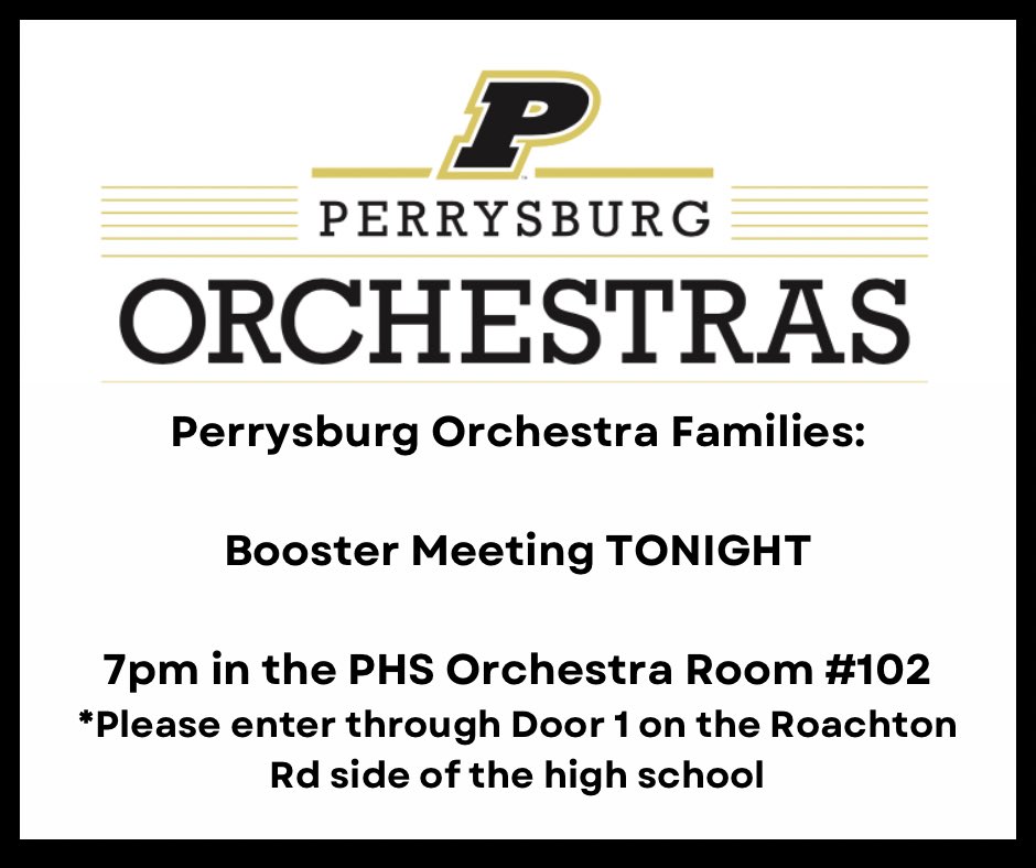 BOOSTER MEETING TONIGHT