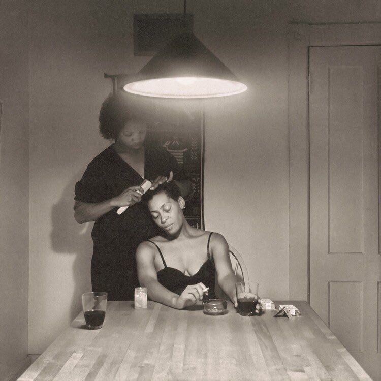 museandmuseums's tweet photo. Today’s muse is Carrie Mae Weems, known for her work that explores themes of race, gender, class and identity. One of Weems’ internationally celebrated works, The Kitchen Table Series (1990), depicts the complexities of black women's lives.
#todaysmuse #thekitchentableseries https://t.co/Sxsc8BNVoI