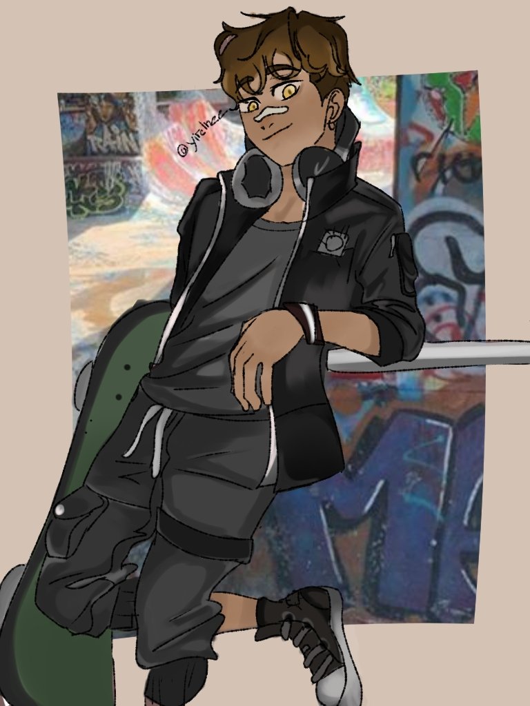 yiirelne's tweet photo. Me gusto muchote este oc/avatar estilo skater https://t.co/cgBFU0lodQ
