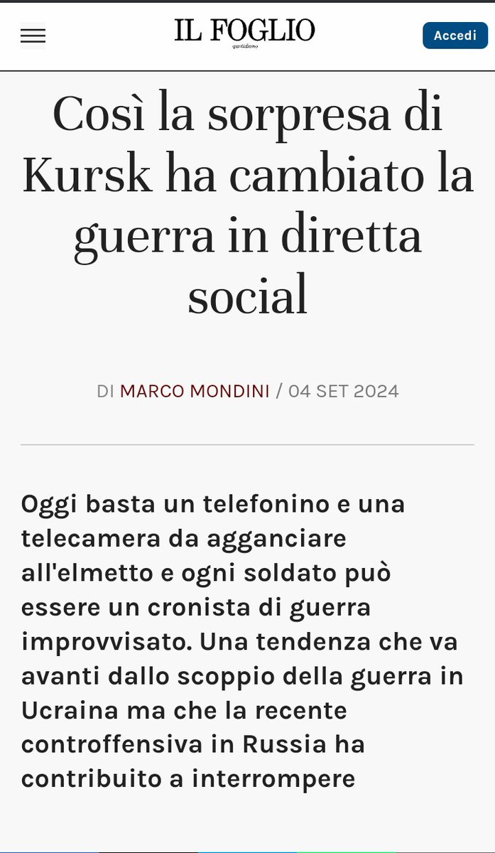 marcmond74's tweet photo. Oggi si @ilfoglio_it parlo di guerra mediatica, social e offensive a sorpresa https://t.co/kMItPPMy3L