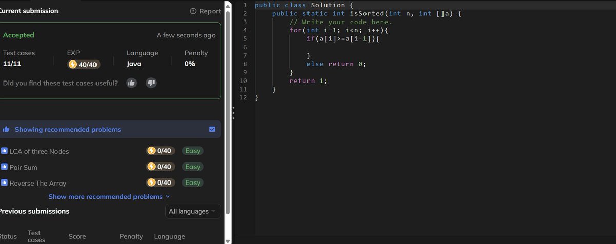 Vvishal_Parihar's tweet image. 🚀Day 4/100 of #100DaysOfCode!  
Solved left rotation of an array and checked for any duplication of elements in it📷 #leetcode  #StriverA2ZDSA