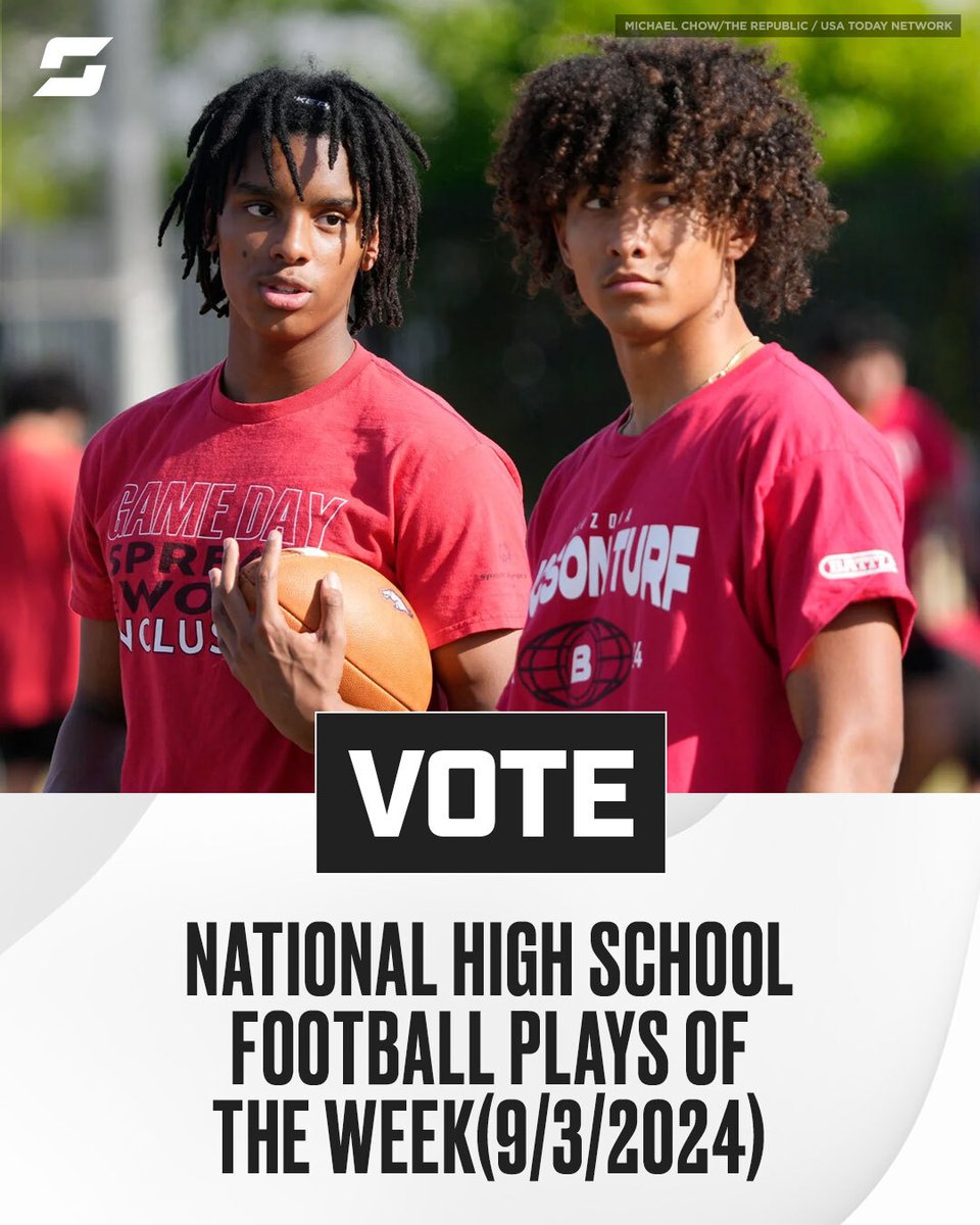 You know it's a good list of plays when 5⭐️ <a href="/TexasFootball/">Texas Football</a> commit <a href="/KaliqLockett/">Kaliq “K5” Lockett</a> and 4⭐️ @OregonFootball commit <a href="/TradarianBall3/">Tradarian Ball 🛸</a> make an appearance 🔥

Cast your vote for the national high school football play of the week 🗳️

si.com/high-school/na…