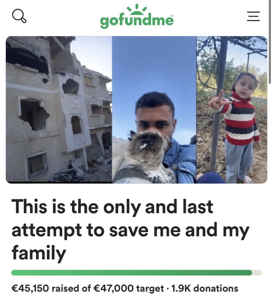 PLEASE DONT IGNORE!!

We’re almost there! Can’t believe it. Just a little push for my family’s  is all I’m asking for. If 92 people donate just 20€ each, we’ll reach our goal. Please, share —you’ll be helping to save lives.

Donate and RT! ♥️♥️

gofund.me/1c5efd15