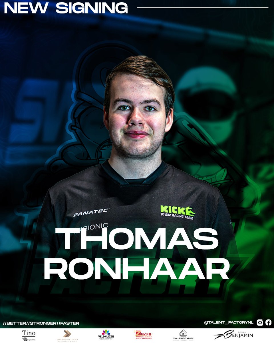 Extremely excited to anounce that i will be driving for Talent Factory as a karting driver!

A very exciting time ahead, and i really look forward to start working with the team! 
💙💚