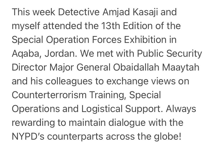 NYPD Chief of Detectives tweet media