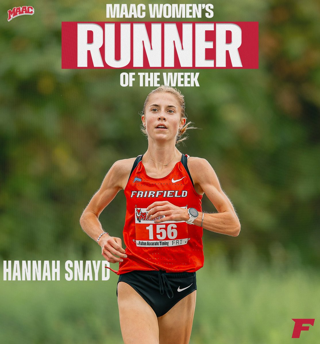 Hannah Snayd is the MAAC Women’s Runner of the Week!
 
➡️ bit.ly/4dQYfPn

🤘🏃‍♀️