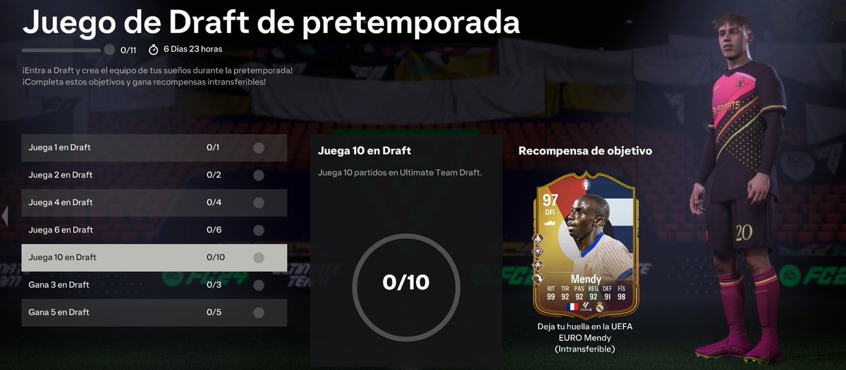 JuniorSintress's tweet photo. 🚨Mendy DTH en UT Draft por Ganar 10 Partidos ✅

✅Pueden ser Online u Offline https://t.co/0e5s1N3w83