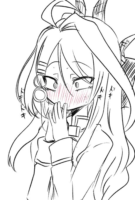 心が保たないので業務中妄想してたヒナちゃん描いた 