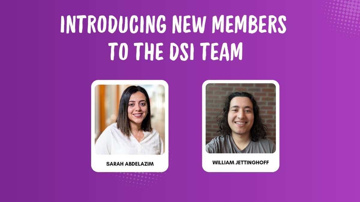 We're thrilled to welcome Will &amp; Sarah to our team! Sarah, <a href="/ubcscience/">UBC Science</a> &amp; <a href="/UBCMDS/">UBC Master of Data Science</a> grad, brings a unique blend of expertise in biology &amp; data science. Will, currently wrapping up his PhD in <a href="/UBCPsych/">UBC Psychology</a>, is passionate about NLP &amp; social science.  Welcome aboard, Will &amp; Sarah!!✨