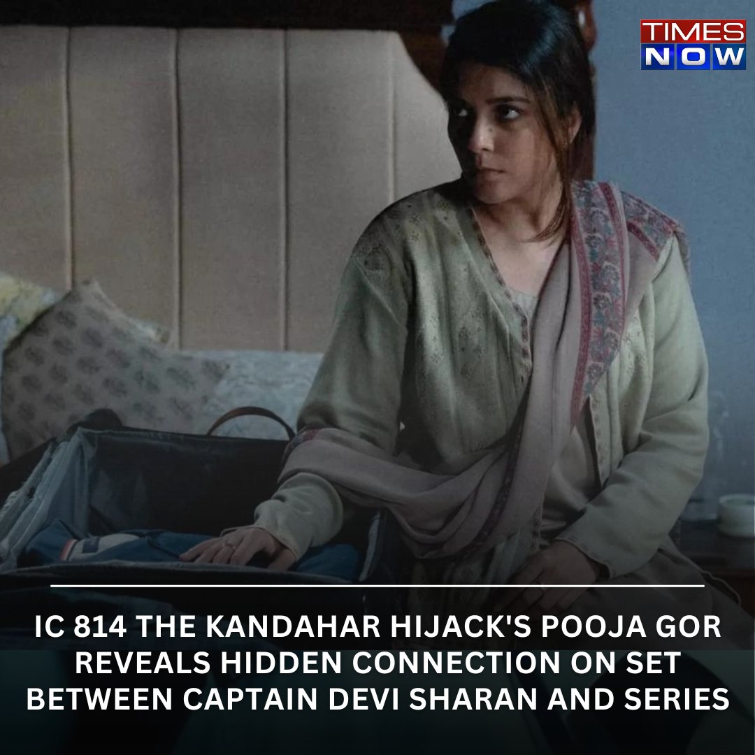 TimesNow's tweet image. IC 814 The Kandahar Hijack actress Pooja Gor reveals a hidden connection on set between Captain Devi Sharan and the series. 

Read more: timesnownews.com/entertainment-…

#IC814TheKandaharHijack #PoojaGor #CaptainDeviSharan #TNCards