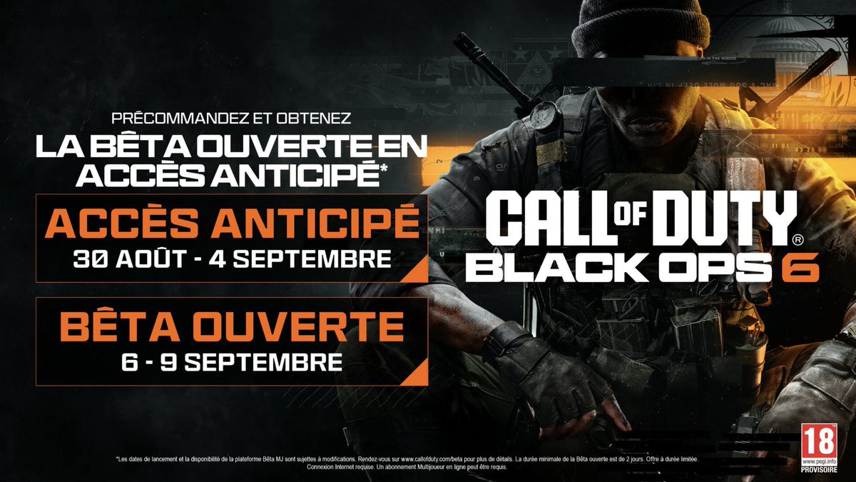 Et c’est une fin pour le premier weekend de bêta de #BlackOps6  !

RDV le 6 septembre à 19h00 pour le retour avec la bêta ouverte !

Avez-vous apprécié ce premier aperçu ?