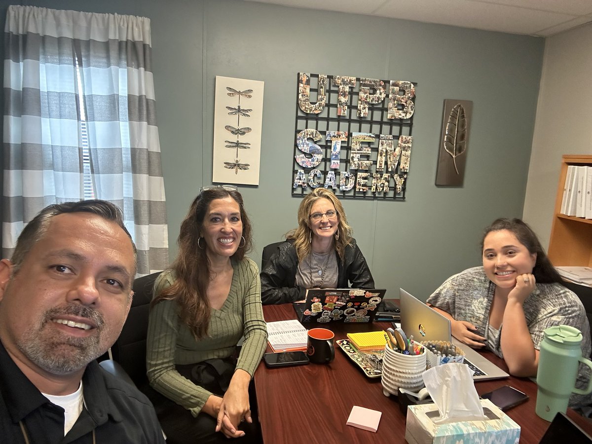 renriquezusmc's tweet photo. I'm so proud of the work UTPB Stem academy has accomplished in moving the needle on CCMR! In our PLC meeting today we reflected on their CCMR data to determine new strategies to optimize CCMR and TSI readiness for their students! @EctorCountyISD @ecisdPostSec @pbstemacademy https://t.co/GBoim34lQy