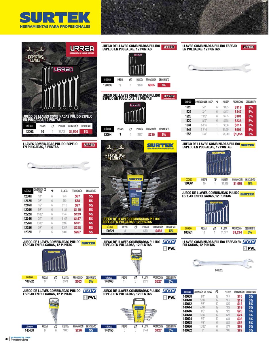 #Promociones durante el mes de #septiembre del 2024. 
provideg.com.mx