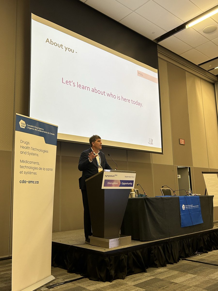 <a href="/DonHusereau/">Don Husereau</a> kicks off "An Introduction to Health Technology Assessment", his workshop at Symposium 2024 that will help participants understand approaches, current trends, and much more.

#CDA_AMC #HTA