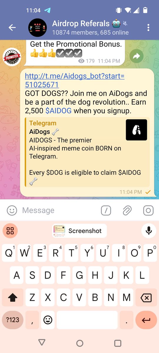 Sm_ritii's tweet photo. @aidogscomm @KillerMan432101 @MasterPadua7 @masterpas @gyunies @GYI great opportunity guys https://t.co/FgXDlDFxD4