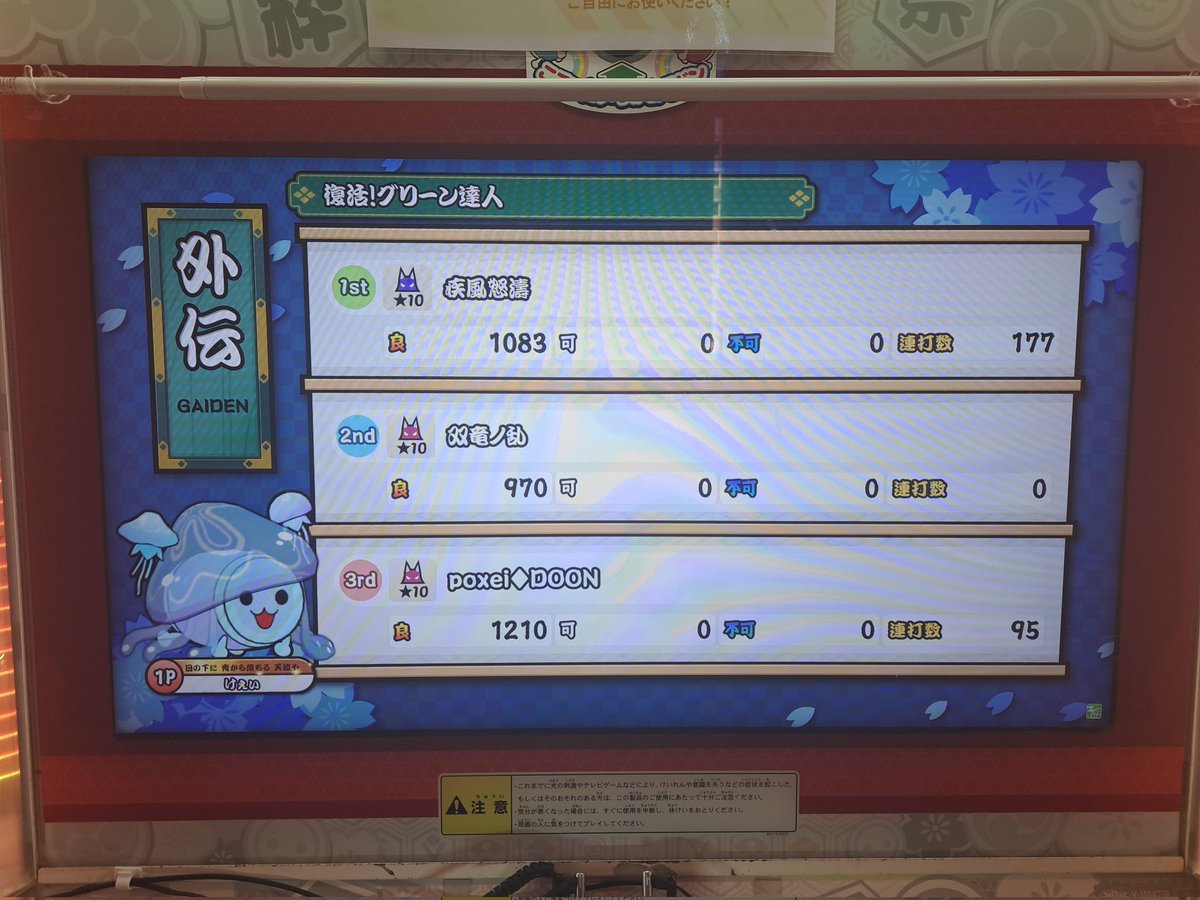 4__2_8's tweet photo. 復活グリーン達人全良！ https://t.co/2mAb81Nh4j