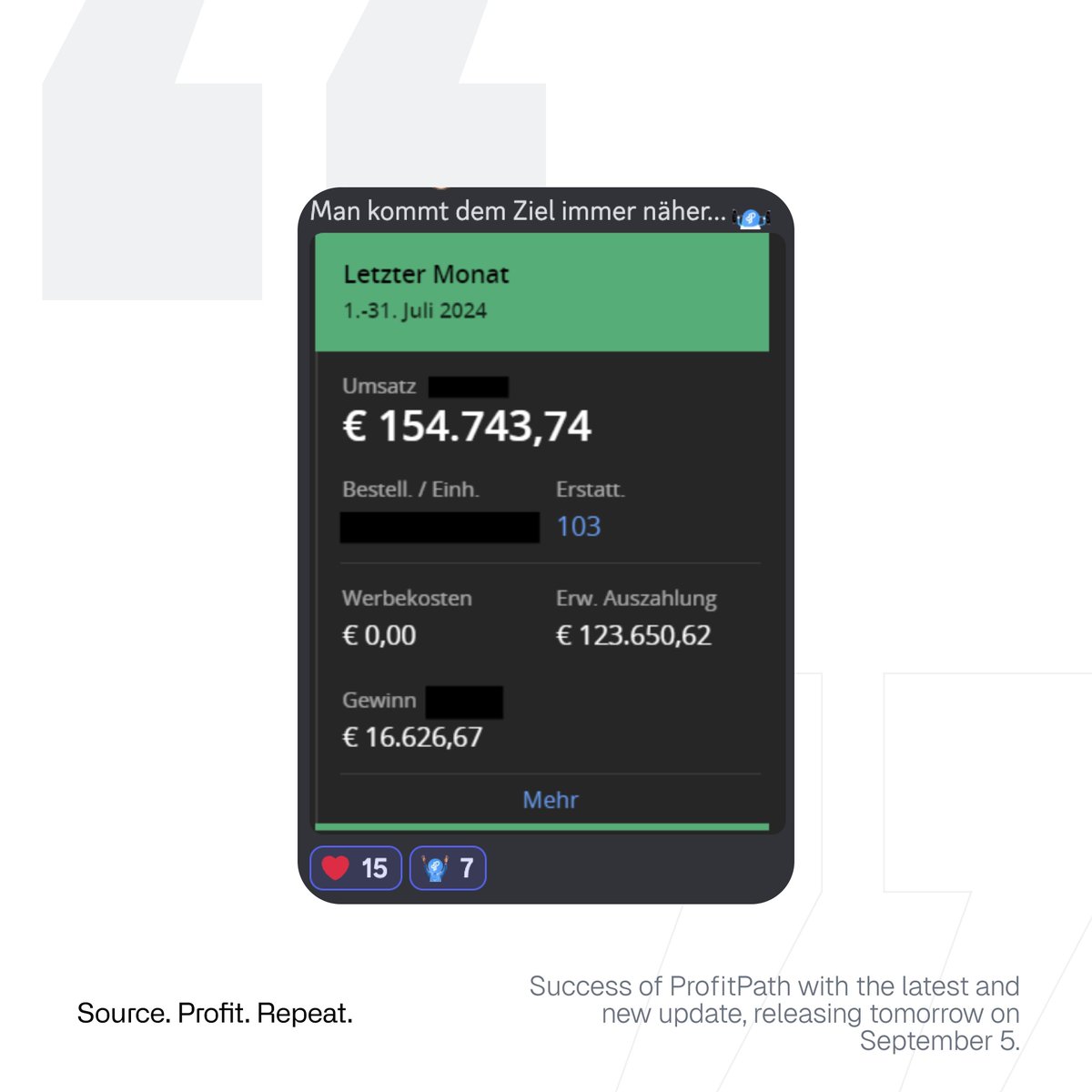 Luca (@atmosole) on Twitter photo Over β¬16,000 PROFIT in one MONTH. π
With <a href="/profitpathapp/">ProfitPath</a> you have the chance to find your own loops and good products that you can resell directly.
You don't have to invest thousands in your own product. With our software, all doors are open to you. π
Tomorrow at 20.00 Over β¬16,000 PROFIT in one MONTH. π
With <a href="/profitpathapp/">ProfitPath</a> you have the chance to find your own loops and good products that you can resell directly.
You don't have to invest thousands in your own product. With our software, all doors are open to you. π
Tomorrow at 20.00