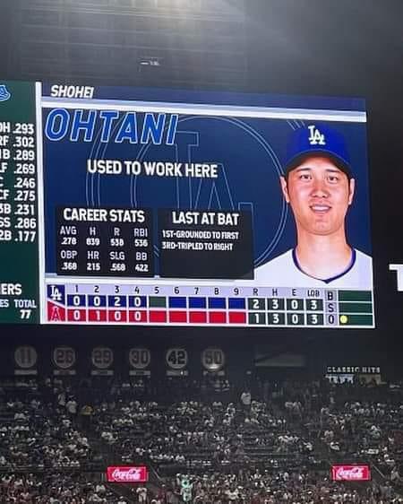 Haven’t posted much here, but I can’t miss this one. Hahahaha tooooo funny!!! #ShoheiOhatani #dodgersnation
