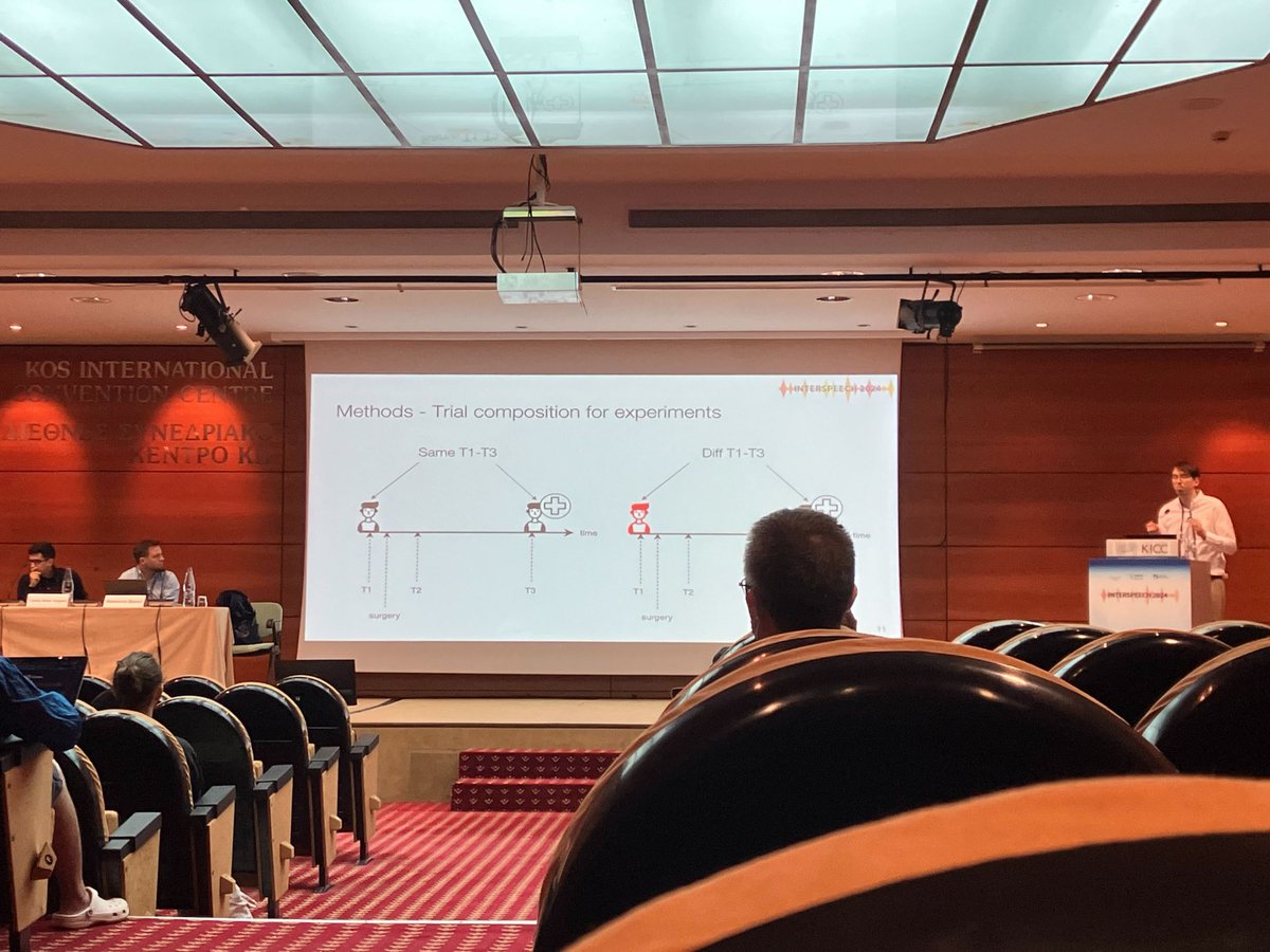 Thank you to everyone who attended my presentation today! ☺️ I’ll be at #INTERSPEECH2024 tomorrow as well, so if you’d like to chat about pathological speech synthesis or speech severity evaluation, feel free to stop me or drop me a DM!! 😉