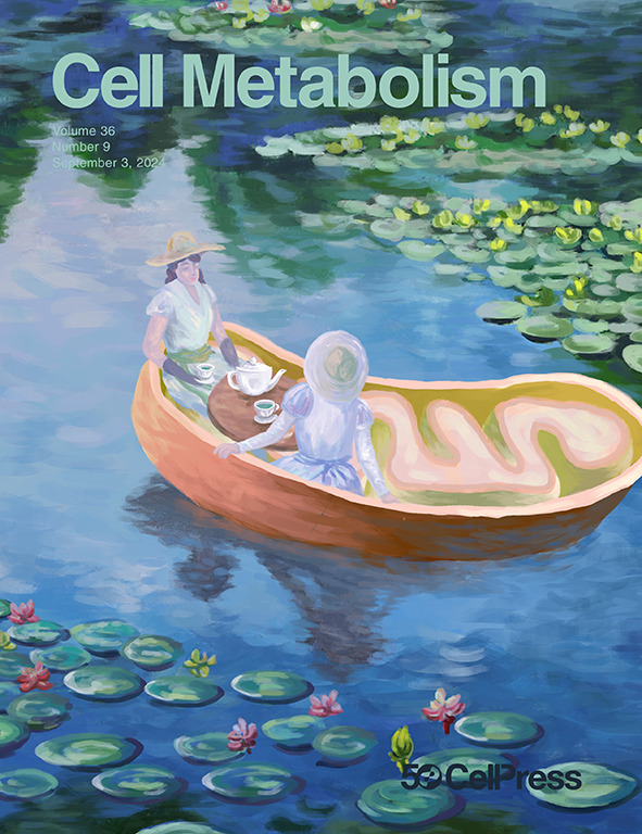 #NewIssue Ft cover art by Kehuitang Art Studio. He et al. reveal a protective effect of acetate against metabolic and cognitive impairments caused by sleep disruption. Inspired by Monet’s famous Water Lilies paintings, a “mitochondrion” boat drifts in a lotus pond full of water