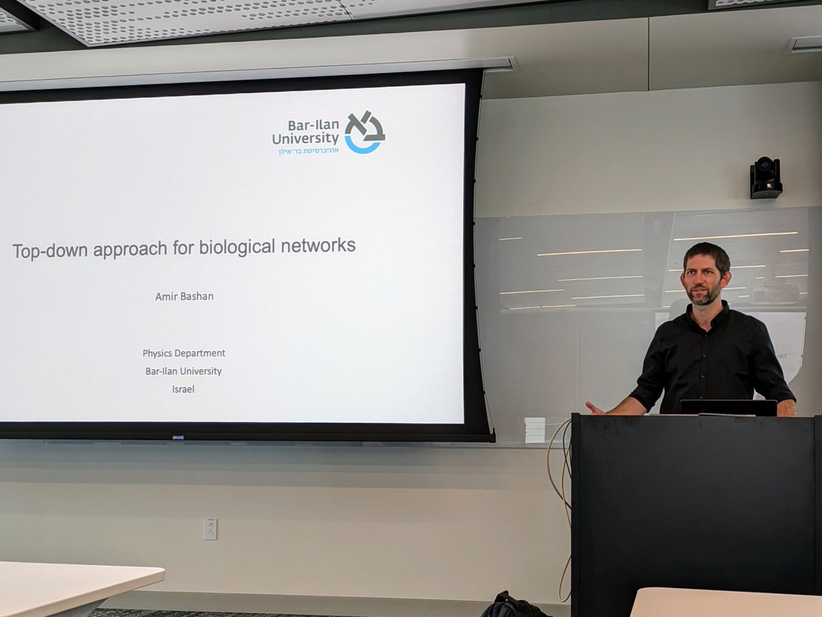 Yale Center for Systems and Engineering Immunology (@yalecsei) on Twitter photo Thank you to Dr. Amir Bashan (Assoc. Prof. of Physics at Bar-Ilan University, Israel) for speaking as part of the #CSEI Seminar Series on his top-down approach to understand complex biological networks, such as human microbiome species, in health and disease. <a href="/YaleMed/">Yale School of Medicine</a> <a href="/YaleIBIO/">Yale Department of Immunobiology</a> Thank you to Dr. Amir Bashan (Assoc. Prof. of Physics at Bar-Ilan University, Israel) for speaking as part of the #CSEI Seminar Series on his top-down approach to understand complex biological networks, such as human microbiome species, in health and disease. <a href="/YaleMed/">Yale School of Medicine</a> <a href="/YaleIBIO/">Yale Department of Immunobiology</a>