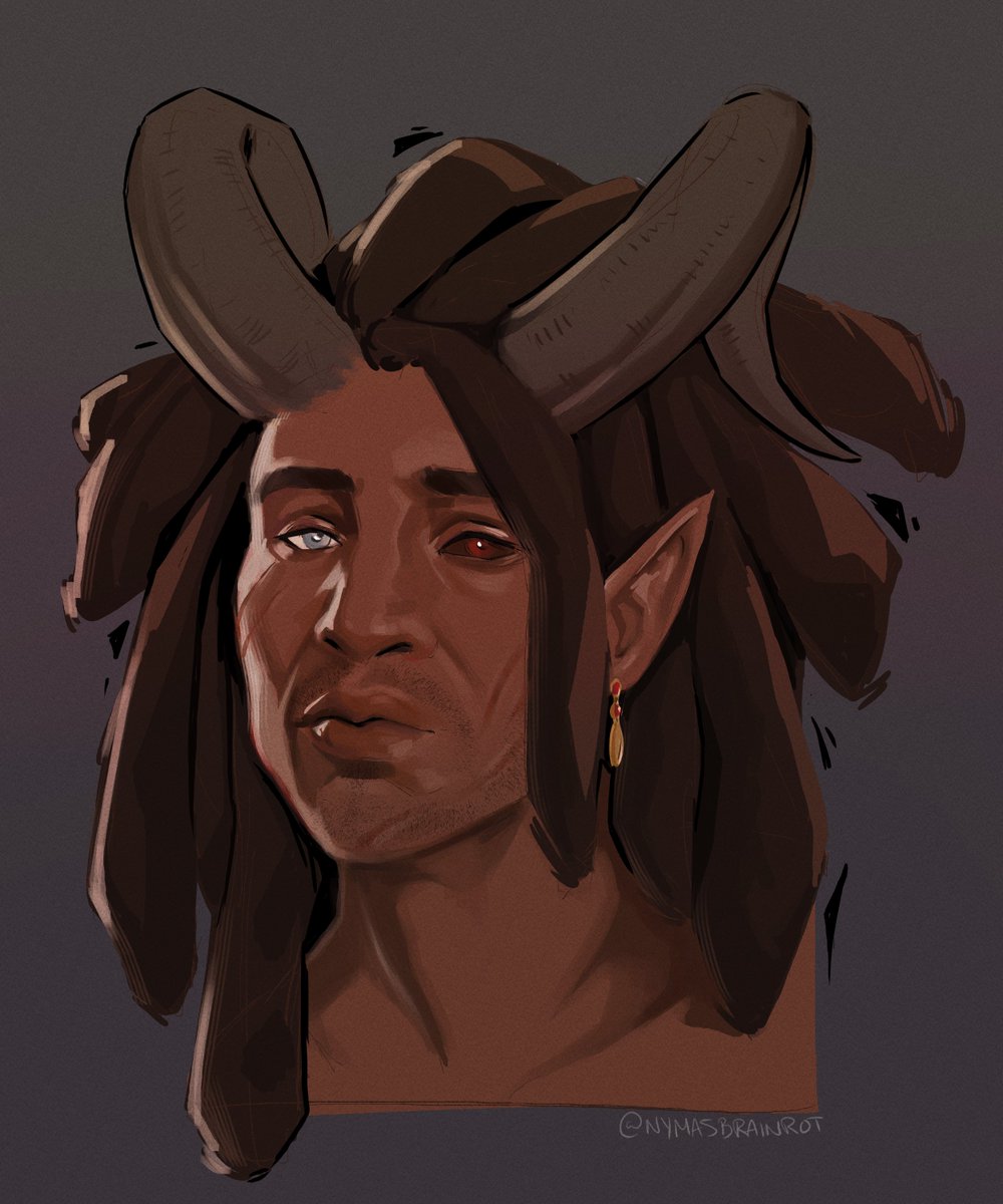 nymasbrainrot's tweet image. Wyll with wicks 👉👈