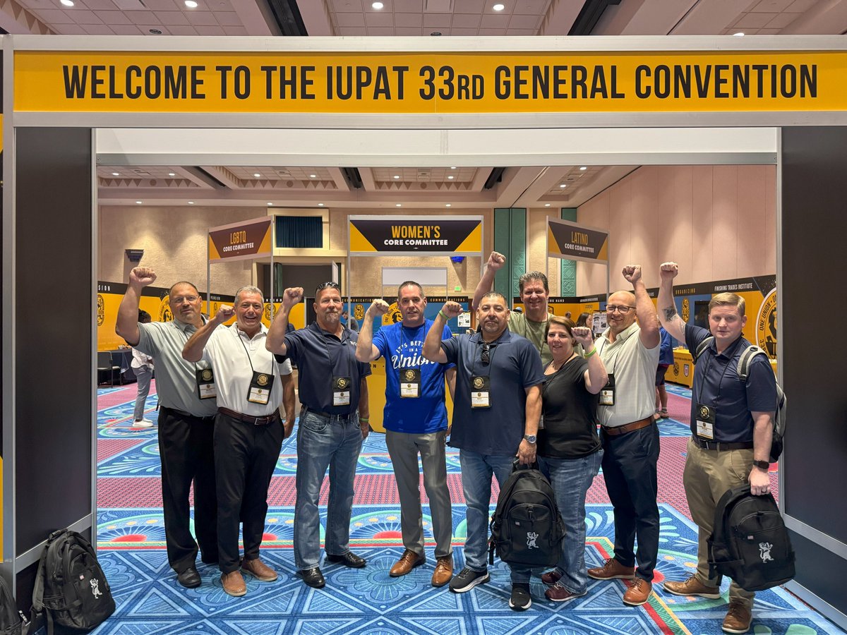 A message from DC 9 BM/ST Joseph Azzopardi congratulating newly elected GP James Williams Jr and General Executive Board of <a href="/GoIUPAT/">IUPAT</a>. CONGRATULATIONS!