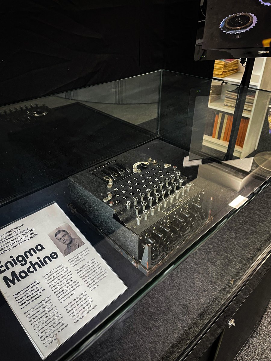 HomeComputerMuseum (@homecompmuseum) on Twitter photo In honor of the 80th of Helmond's liberation, the HomeComputerMuseum is showcasing an authentic Enigma machine, thanks to <a href="/hnfpb/">HNF Paderborn</a>. This World War II cryptographic device can be viewed for free throughout September at the entrance of the HomeComputerMuseum #Helmond <a href="/gemeenteHelmond/">Gemeente Helmond</a> In honor of the 80th of Helmond's liberation, the HomeComputerMuseum is showcasing an authentic Enigma machine, thanks to <a href="/hnfpb/">HNF Paderborn</a>. This World War II cryptographic device can be viewed for free throughout September at the entrance of the HomeComputerMuseum #Helmond <a href="/gemeenteHelmond/">Gemeente Helmond</a>