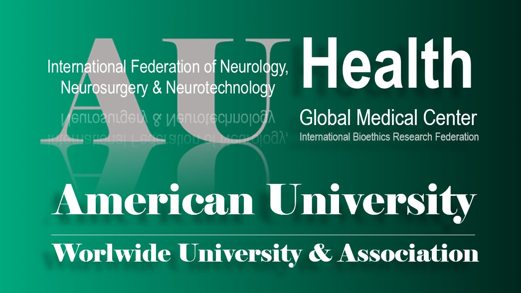 FED of Neurology, Neurosurgery & Neurotechnology (@fed_neurotech) on Twitter photo AU® American University®
#AU #Health
Global Medical Center
International Federation of #Neurology,
#Neurosurgery & #Neurotechnology
International #Bioethics Research Federation
<a href="/FED_Bioethics/">International Bioethics Research Federation</a>
+1 323-841-0986
#SMSmessage
#AU® #AmericanUniversity®
#USMCA AU® American University®
#AU #Health
Global Medical Center
International Federation of #Neurology,
#Neurosurgery & #Neurotechnology
International #Bioethics Research Federation
<a href="/FED_Bioethics/">International Bioethics Research Federation</a>
+1 323-841-0986
#SMSmessage
#AU® #AmericanUniversity®
#USMCA