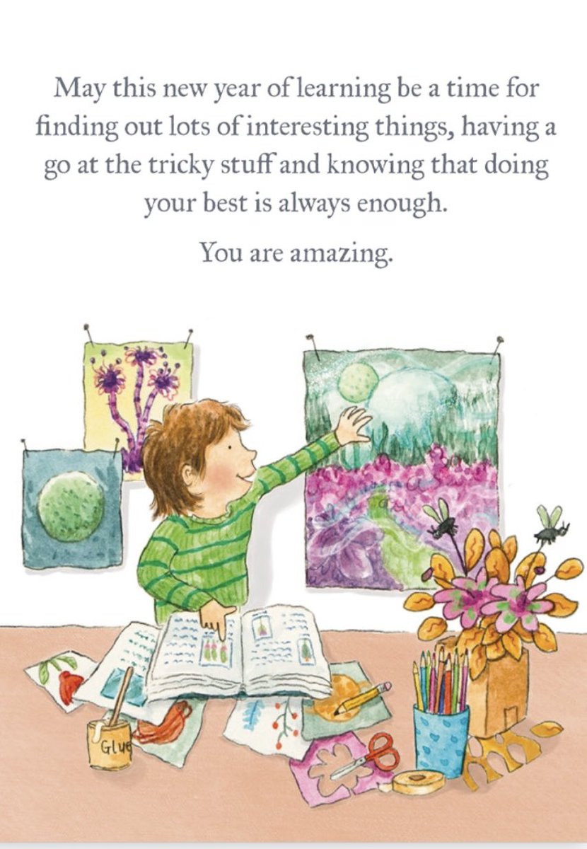 Back to school today - I  will do my best to keep up to date on here 😊