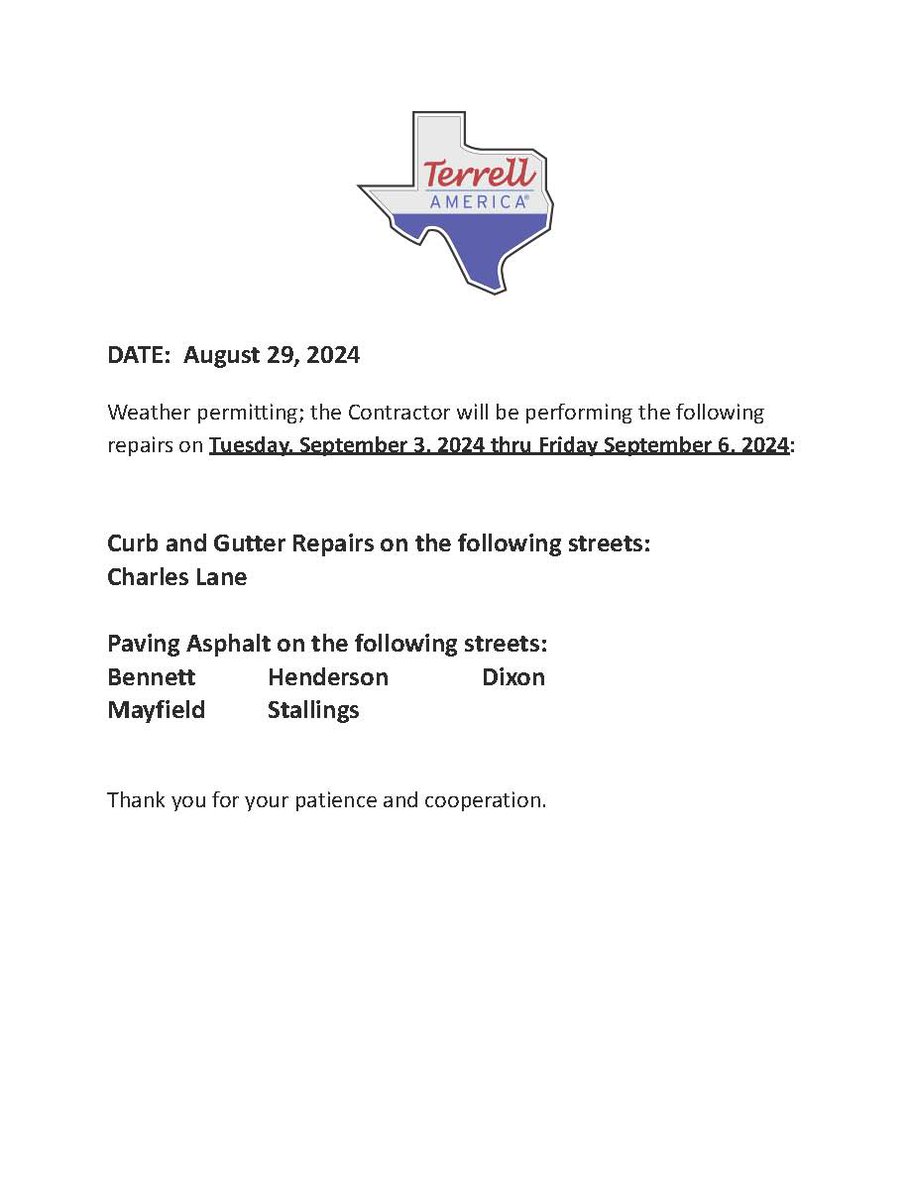 A look at one of the street repair projects being completed this week