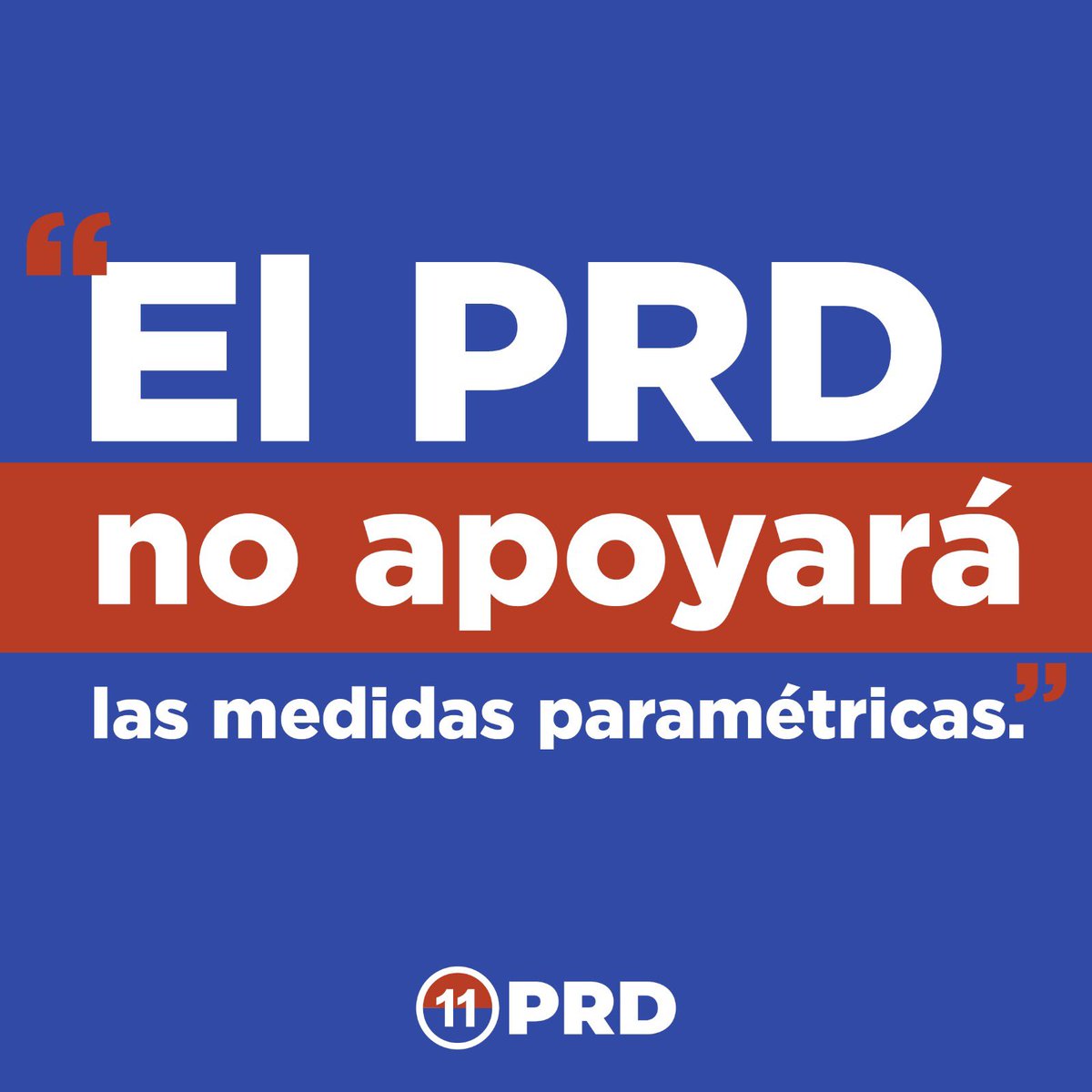 PRDesPanama's tweet photo. En el PRD estamos firmemente decididos: NO apoyaremos las medidas paramétricas que buscan alargar las penurias de nuestra gente y recortar sus derechos. Estamos del lado de la clase trabajadora y lucharemos incansablemente por un país donde cada ciudadano tenga acceso a servicios dignos y de calidad.

Además, el Consejo Directivo Nacional ha designado una comisión, liderada por el Frente de Salud y algunos presidentes de áreas, para presentar una propuesta integral durante la discusión de las reformas de la Caja de Seguro Social. Esta propuesta tiene como objetivo sanear las finanzas de la institución y ofrecer un mejor servicio a los asegurados. Nuestro compromiso es con el pueblo y con una seguridad social robusta y eficiente. #PRDesPanamá #SeguridadSocial
