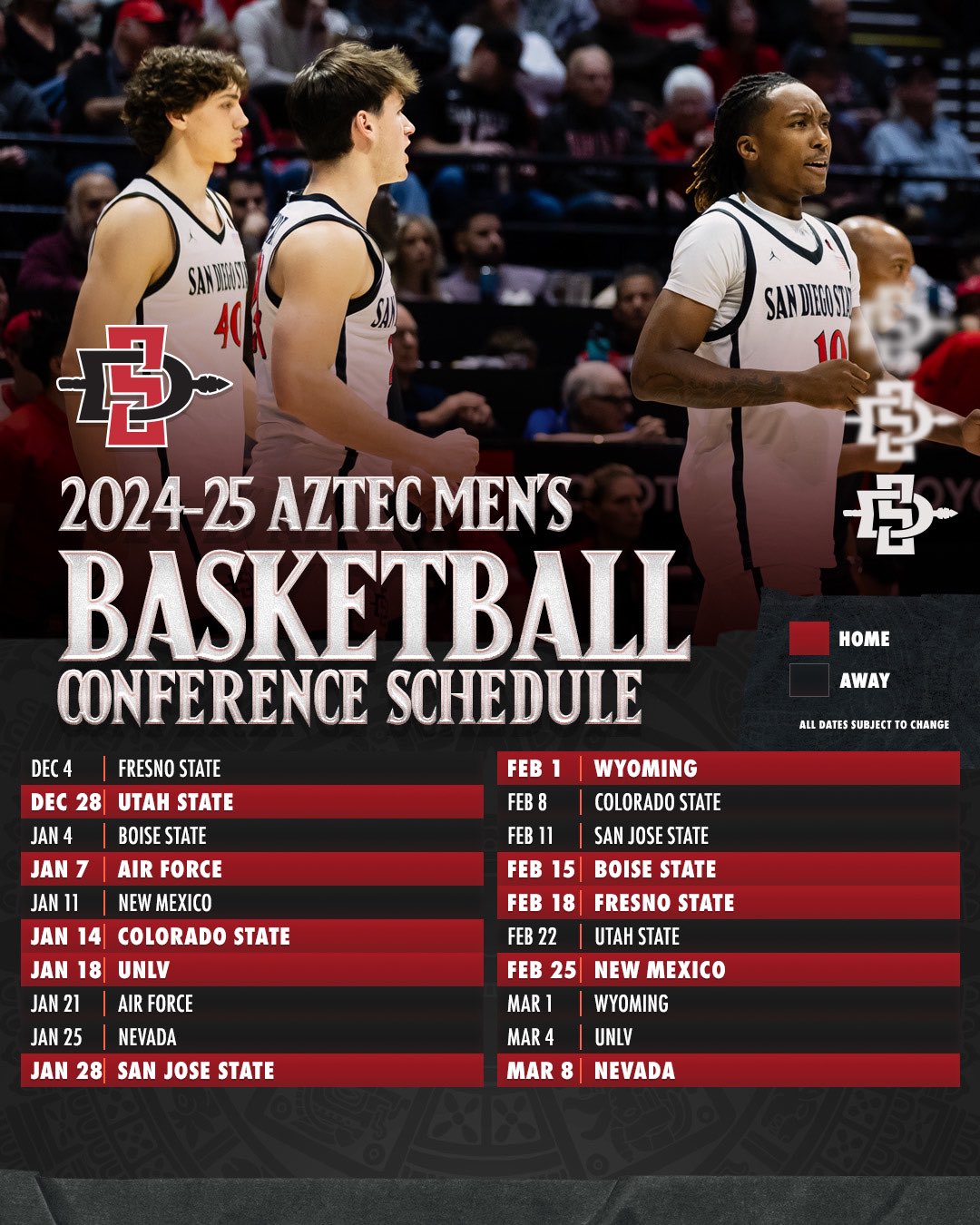 Sdsu basketball schedule discount