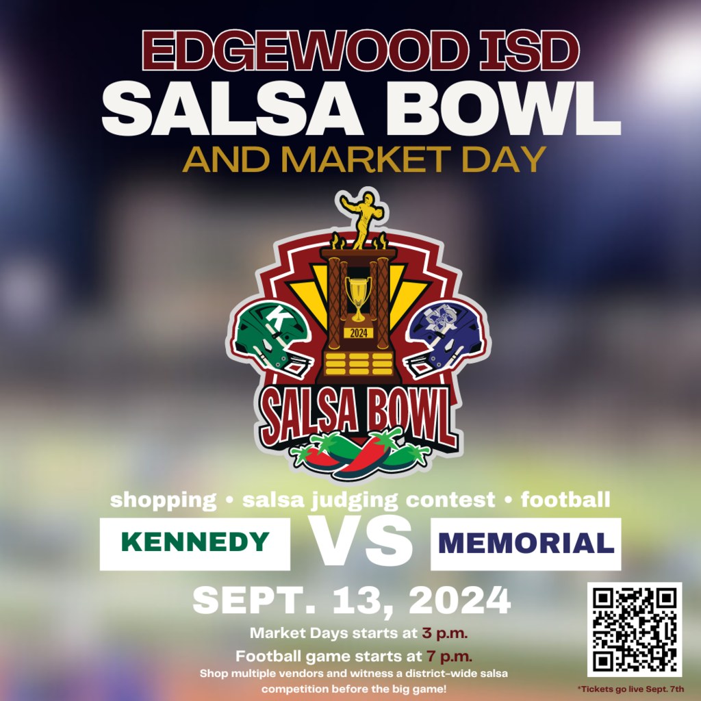 Before the big game, join us for our Salsa Bowl Market Day—a free event starting at 3 p.m. and browse vendors selling a variety of apparel and gift items.
Afterwards, don’t miss our Salsa Competition at 5 pm to see who has the best salsa in the district