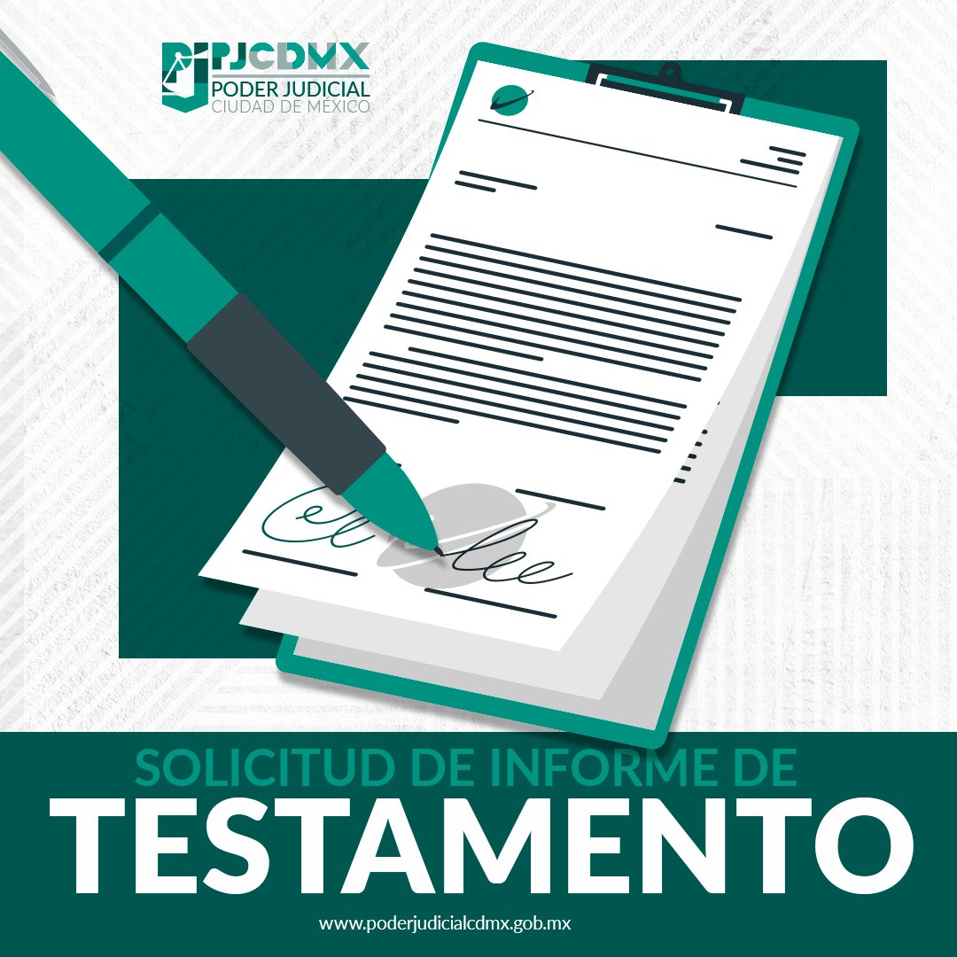 🔍 #Notarios y #Notarias, el #PJCDMX ofrece el servicio de búsqueda de testamentos en línea a través del Registro Nacional de Avisos de Testamento (RENAT). Un recurso esencial para la sucesión.
👉 Solicita tu informe aquí:
bit.ly/PJCDMXVirtual
#PJCDMXvirtual #CDMX